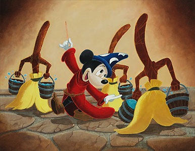 Fantasia, Mickey's broom dance