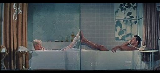 pillow talk split screen tub