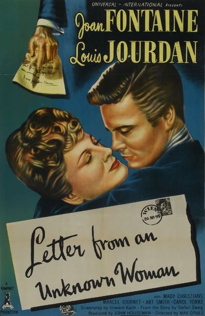 letter from an unknown woman poster