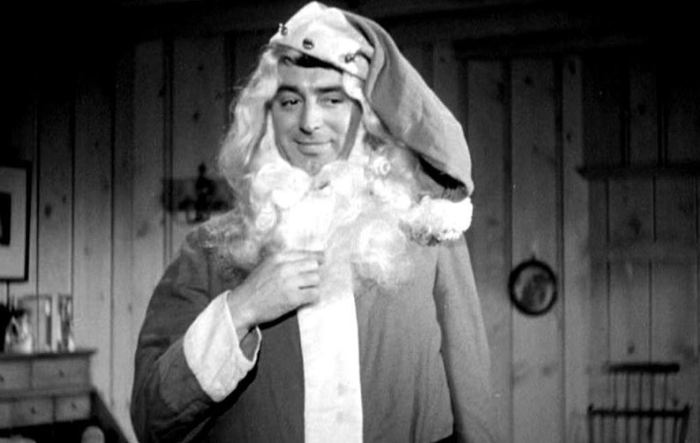 Mr. Grant makes for one appealing Santa Claus.